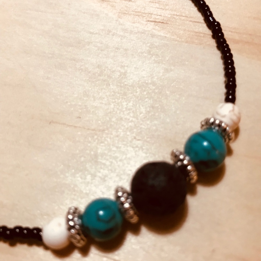 Lava Stone Essential Oil Diffuser Necklace